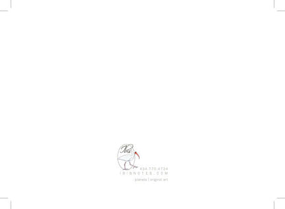 Ibis Flat Note Cards & Envelopes.