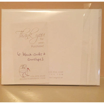 Ibis Fold Over Notes & Envelopes.