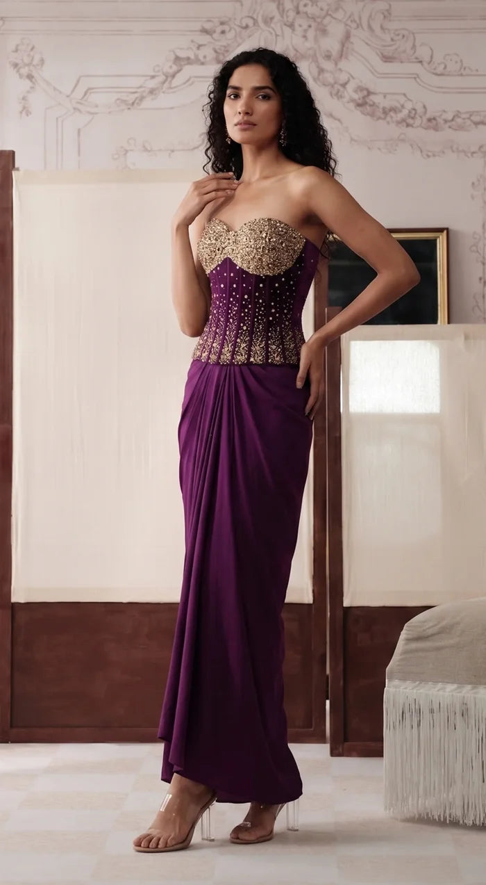 Imperial Noir Corset Skirt Singapore