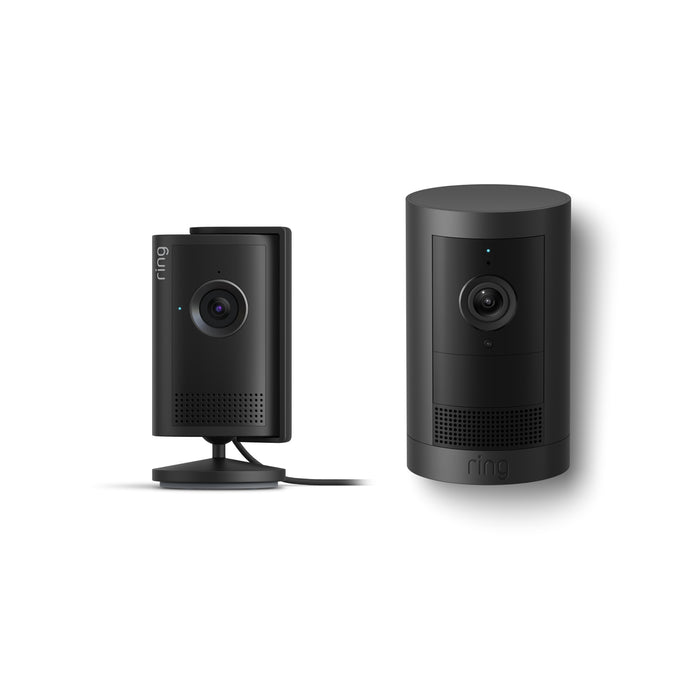 Black:Indoor Camera Plus + Outdoor Camera Plus