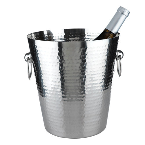 Irving Stainless Steel Hammered Ice Bucket (Online Only)