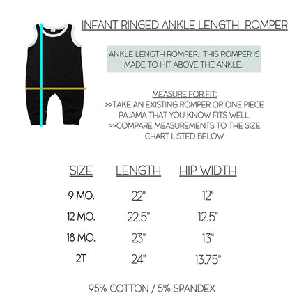 "It's My Beary First Birthday" Teddy Bear Ringed Romper