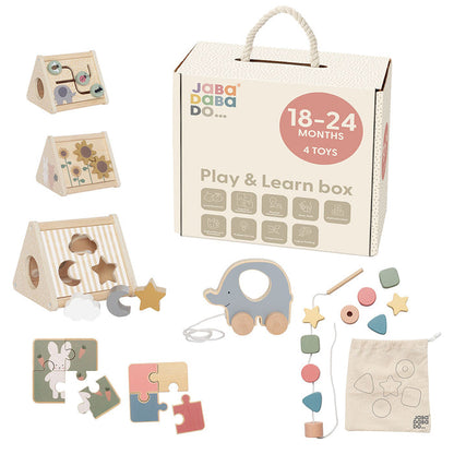 Jabadabado - Play and Learn Box - 18-24 Months - Mabel & Fox