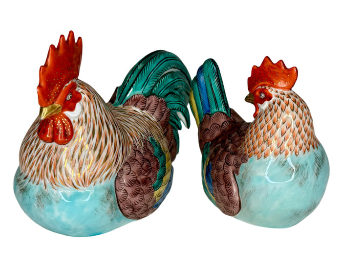 Japanese Rooster Pair.