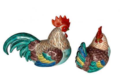 Japanese Rooster Pair.