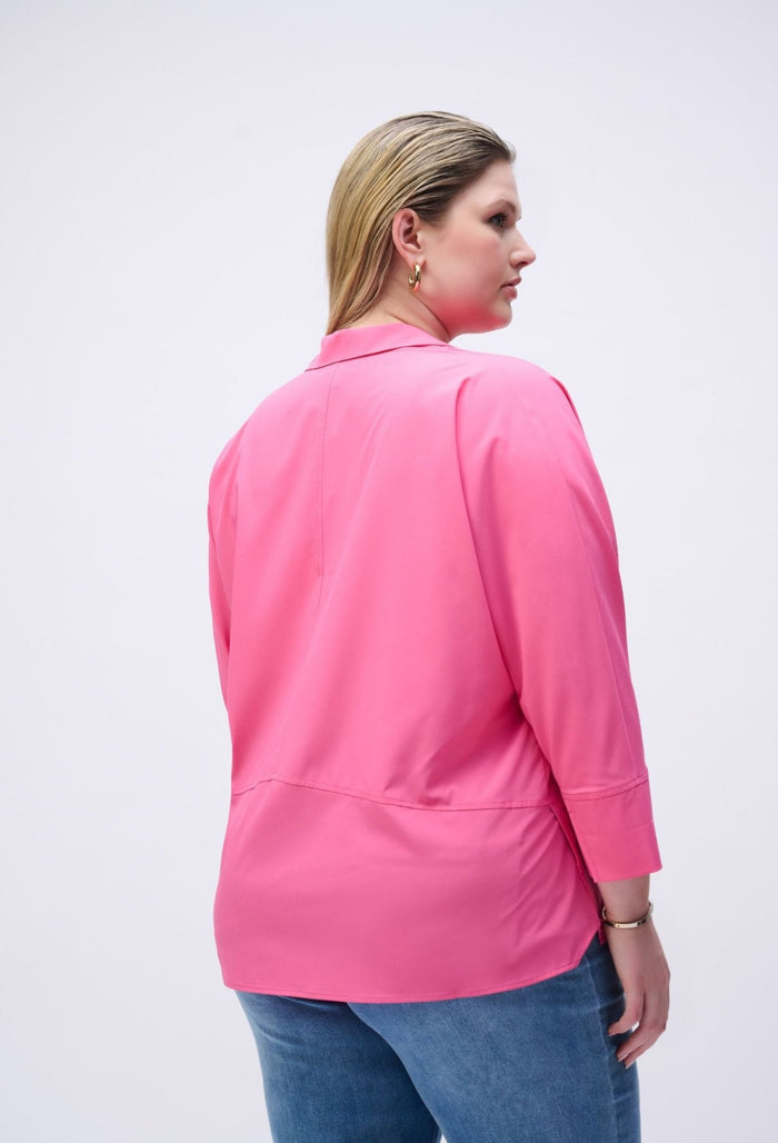 joseph-ribkoff-poplin-boxy-shirt-with-overlapping-v-neck-251948-