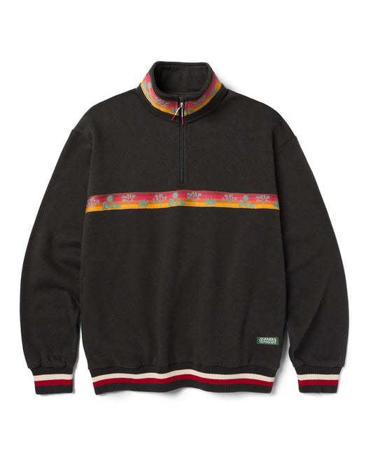 Shop Joshua Tree Quarter Zip Fleece Inspired by Joshua Tree National Park | vintage-black
