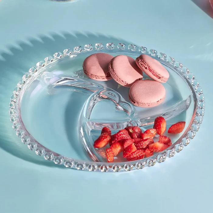 Assiette de présentation Karaca Rory Cœur, 23 cm