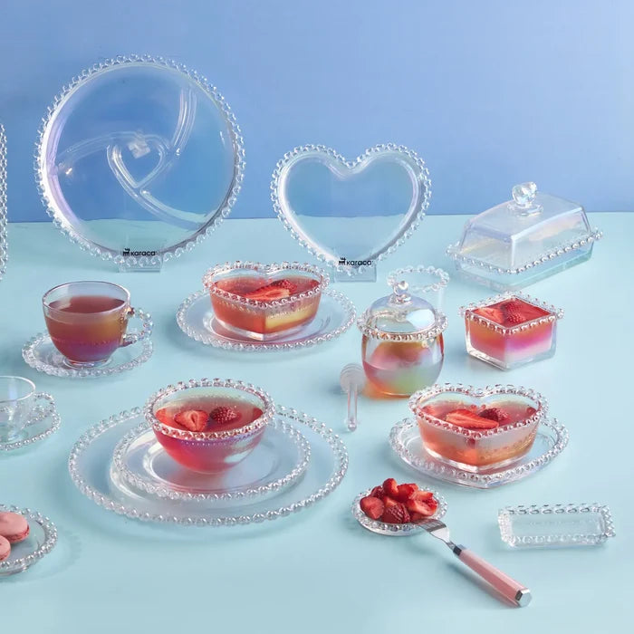 Assiette de présentation Karaca Rory Cœur, 23 cm