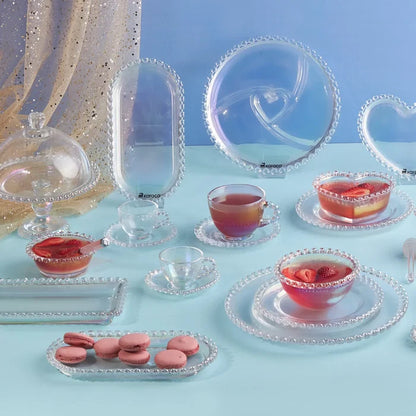 Assiette de présentation Karaca Rory Cœur, 23 cm