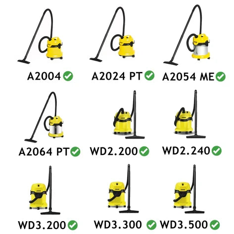 Karcher Complete Hose & Handle for Karcher WD3 Vacuum Cleaner (2M)  | A2000 | MV2 Series