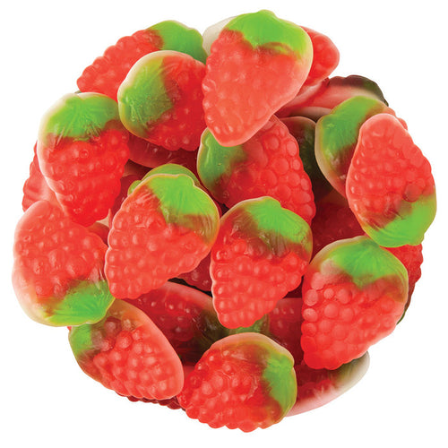 Kervan Strawberry and Cream Foam Bottom Gummy Candy - 5 LB