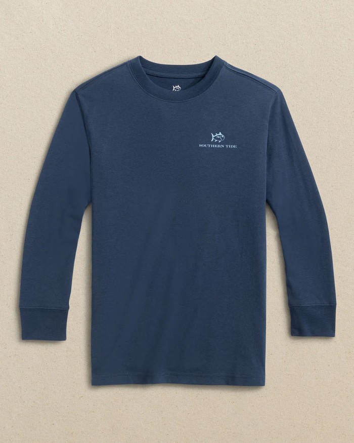 Kids Having a Ball Long Sleeve T-Shirt - Dress Blue