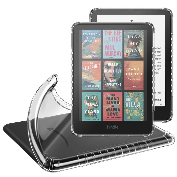 Kindle Colorsoft / Kindle Paperwhite 7" 2024 Clear Back Cover [Soft TPU] | Fintie
