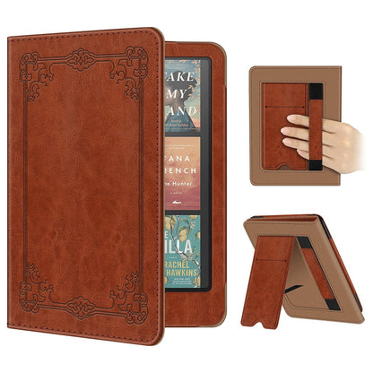Kindle Paperwhite/Kindle Colorsoft 7" (12th Gen, 2024) Vegan Leather Sleeve Case with Stand and Handstrap | Fintie