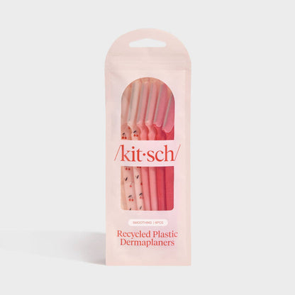 Kitsch Recycled Plastic Dermaplaners 6pc Set - Asstd Cherry Blossom