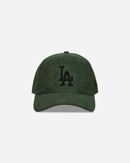 New Era Faux Suede E-Frame Dark Green Hats Caps 60580813 301