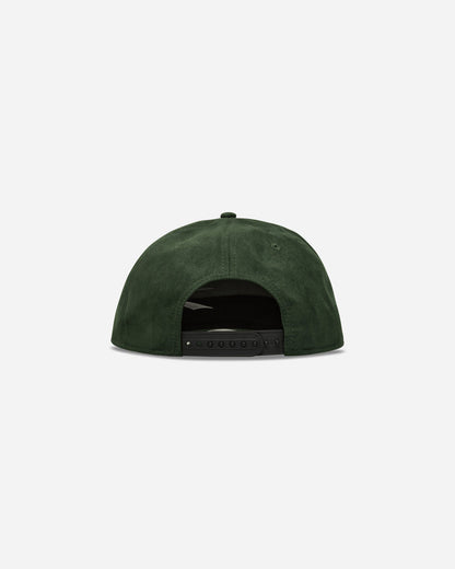 New Era Faux Suede E-Frame Dark Green Hats Caps 60580813 301