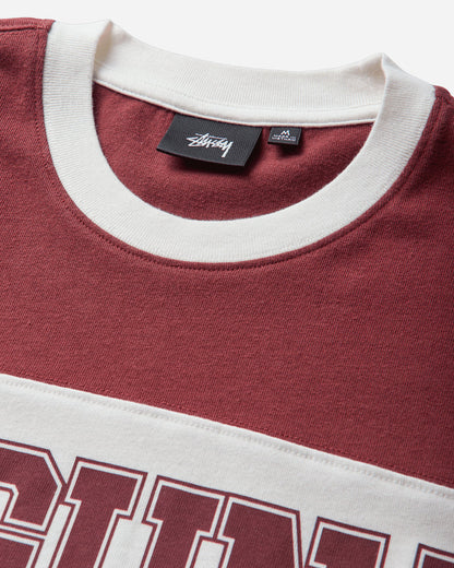 Stüssy Laguna Short Sleeve Maroon T-Shirts Shortsleeve 1140389SJ 1017