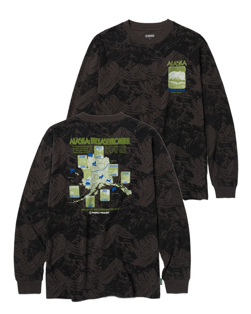 Shop Last Frontier Long Sleeve Tee Inspired by Alaskan Parks