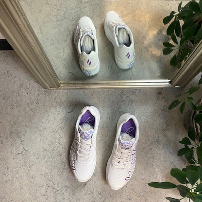Lila hjärtskor från Skechers
