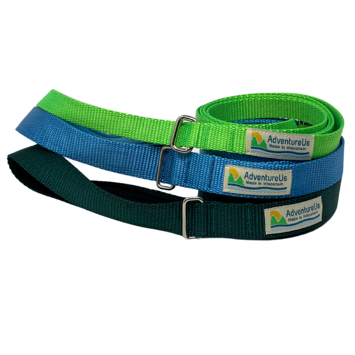 Lime Green - Soft Handle Deluxe Pet Leash - 5ft Length - USA Made