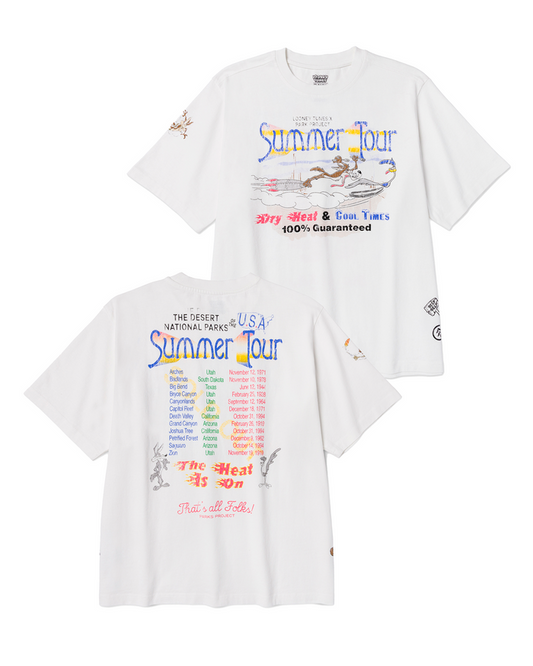 Shop Looney Tunes x Parks Project Heavyweight Oversized Tour Tee