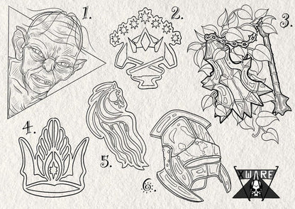 Lord of the Rings inspired designs by Emily (2024)