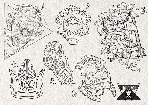 Lord of the Rings inspired designs by Emily (2024)