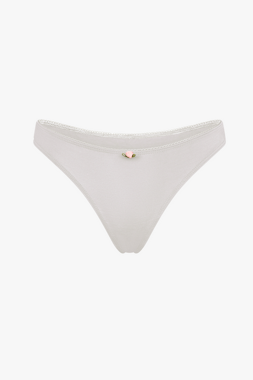 LOW RISE THONG IN CLOUD