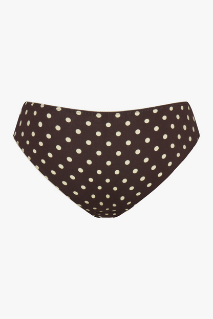 LOW RISE UNDERWEAR IN ESPRESSO DOT