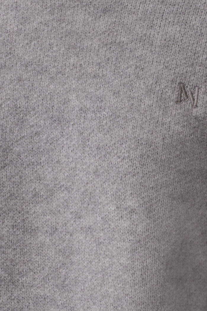 Lulu Oversized Knit Jumper - Grey Marle