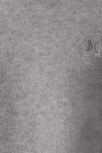 Lulu Oversized Knit Jumper - Grey Marle