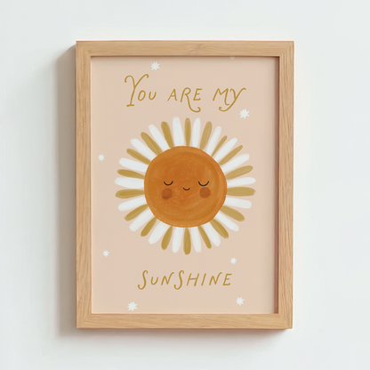 Mabel & Fox - Art Print - You are my Sunshine - Mabel & Fox