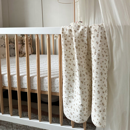 Mabel & Fox - Baby Muslin Cotton Blanket - Camellia - Mabel & Fox