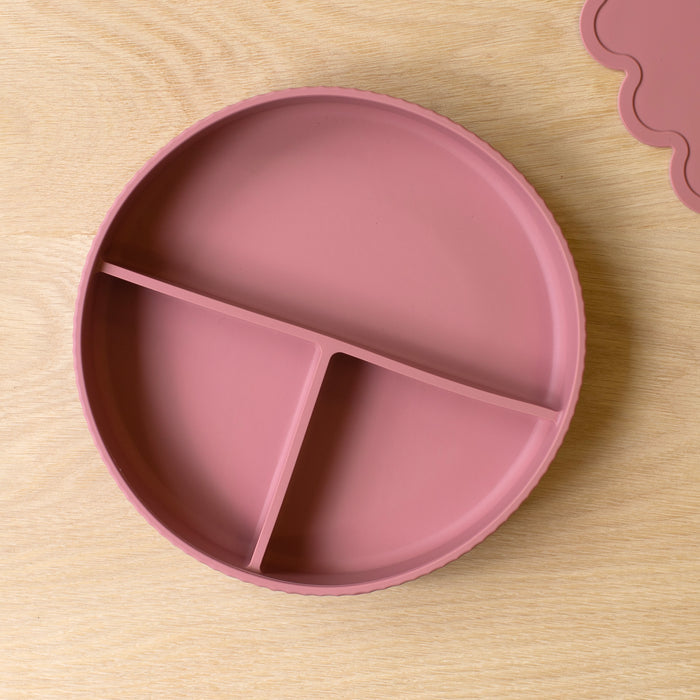 Mabel & Fox - Complete Silicone Tableware Set - Pink (7 Pcs) - Mabel & Fox