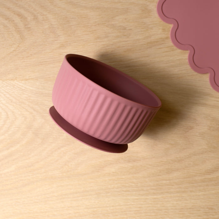 Mabel & Fox - Complete Silicone Tableware Set - Pink (7 Pcs) - Mabel & Fox