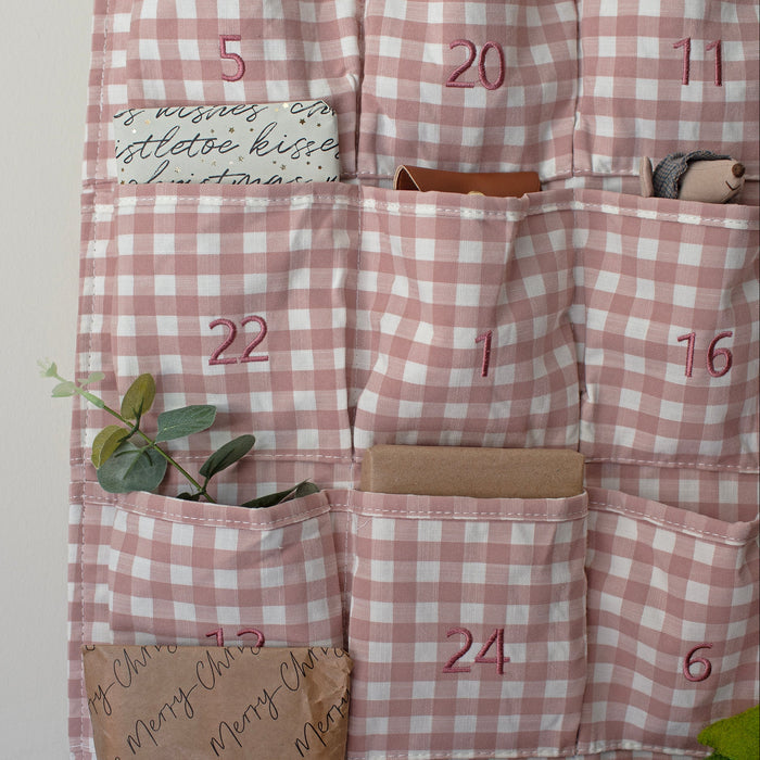 Mabel & Fox - Pink Gingham Advent Calendar