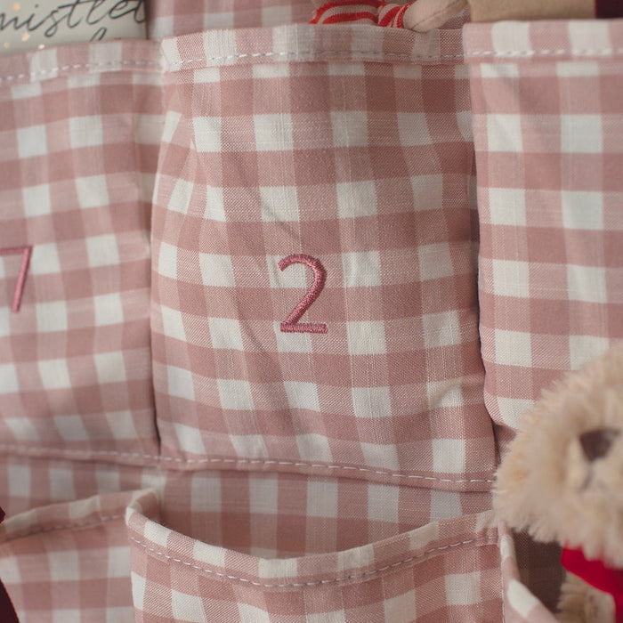 Mabel & Fox - Pink Gingham Advent Calendar