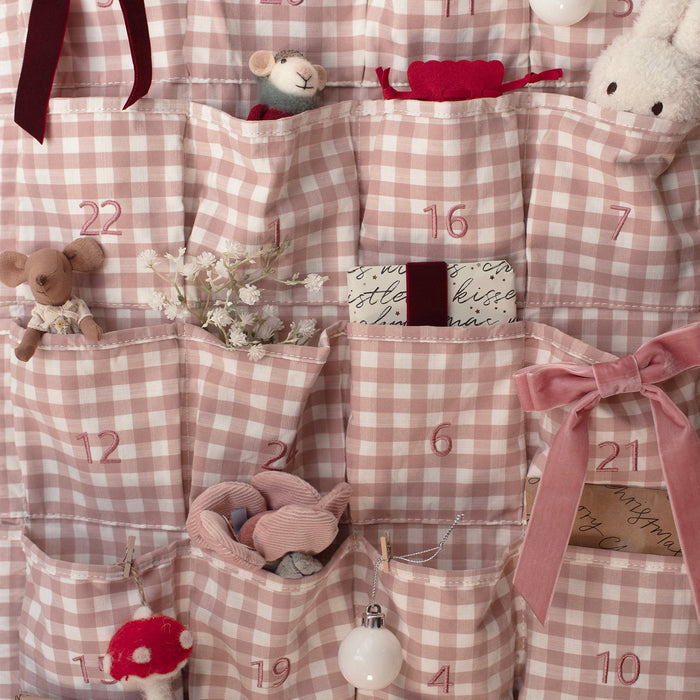 Mabel & Fox - Pink Gingham Advent Calendar