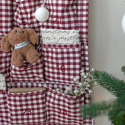 Mabel & Fox - Red Gingham Advent Calendar
