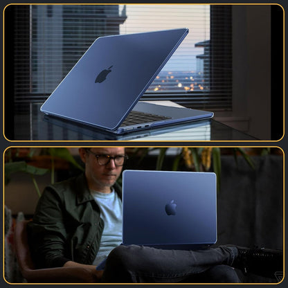 MacBook Air 13.6" M5/M4/M3/M2 Chip (2026/2025/2024/2022) Slim Matte Case | Fintie