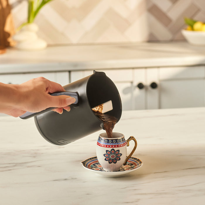Machine à café turc Karaca Hatır Neo avec lait – Space Grey