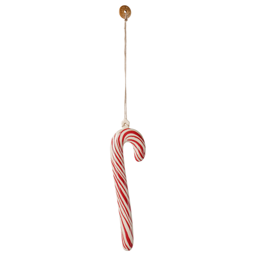 Maileg - Metal Ornament, Large Sugar Cane - Stripe
