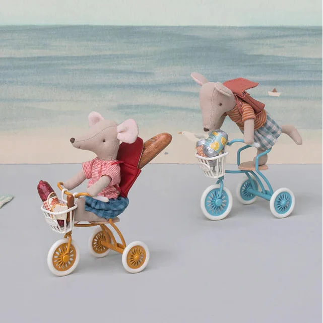 Maileg – Mouse Tricycle Basket - Mabel & Fox