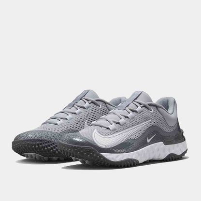 Front view of the Men's Alpha Huarache Elite 4 Turf Baseball Shoes.