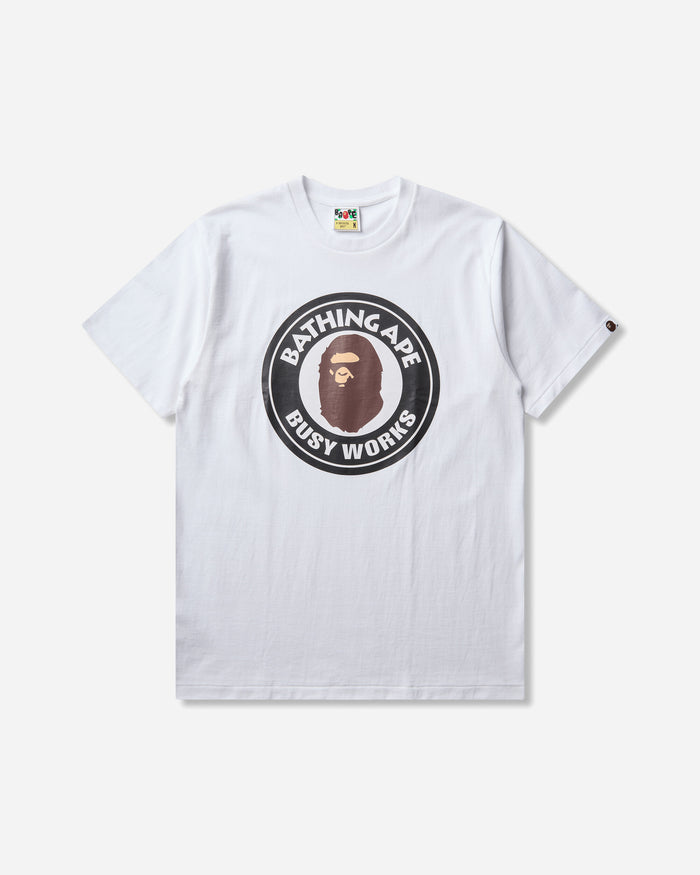 A Bathing Ape Busy Works Tee White T-Shirts Shortsleeve 1M80110002 WHX