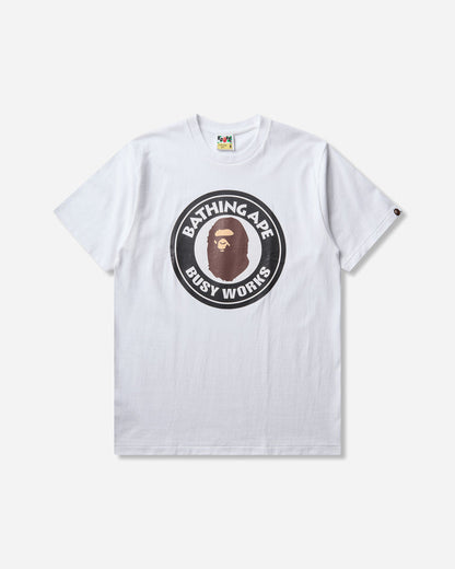 A Bathing Ape Busy Works Tee White T-Shirts Shortsleeve 1M80110002 WHX