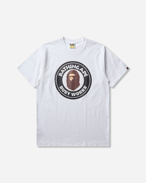 A Bathing Ape Busy Works Tee White T-Shirts Shortsleeve 1M80110002 WHX