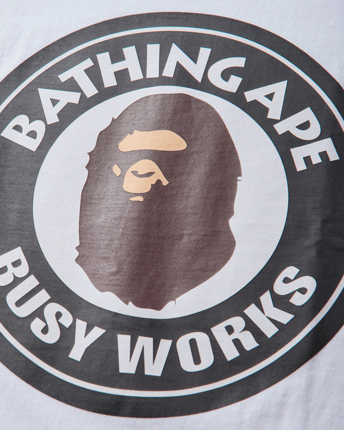 A Bathing Ape Busy Works Tee White T-Shirts Shortsleeve 1M80110002 WHX